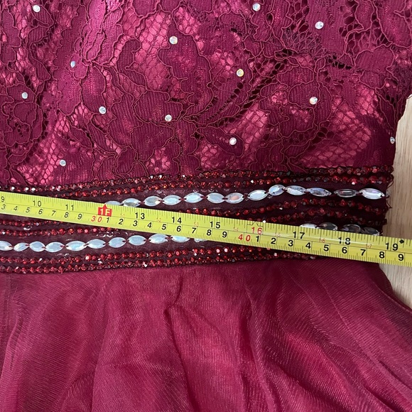 3X Cindy Collection USA Short Formal Dress Plus Size Chiffon Fit & Flare Prom - Picture 9 of 16